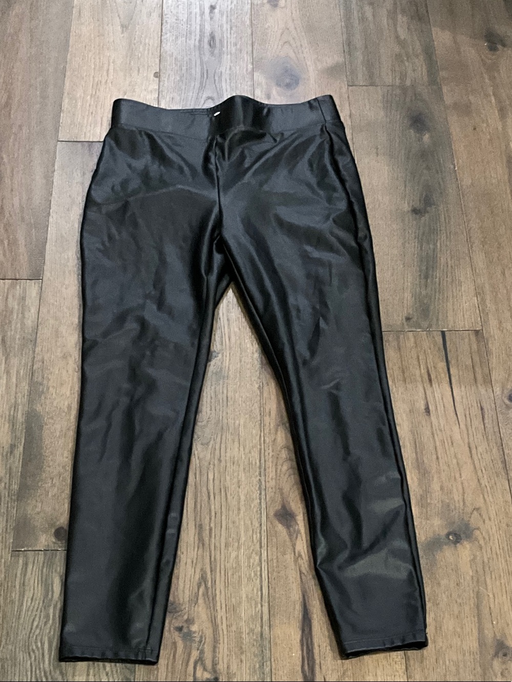 LOFT Black Faux Leather Leggings